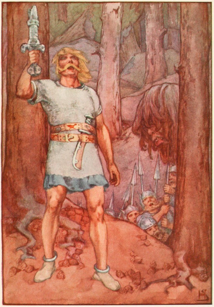 This is a picture of Beowulf.